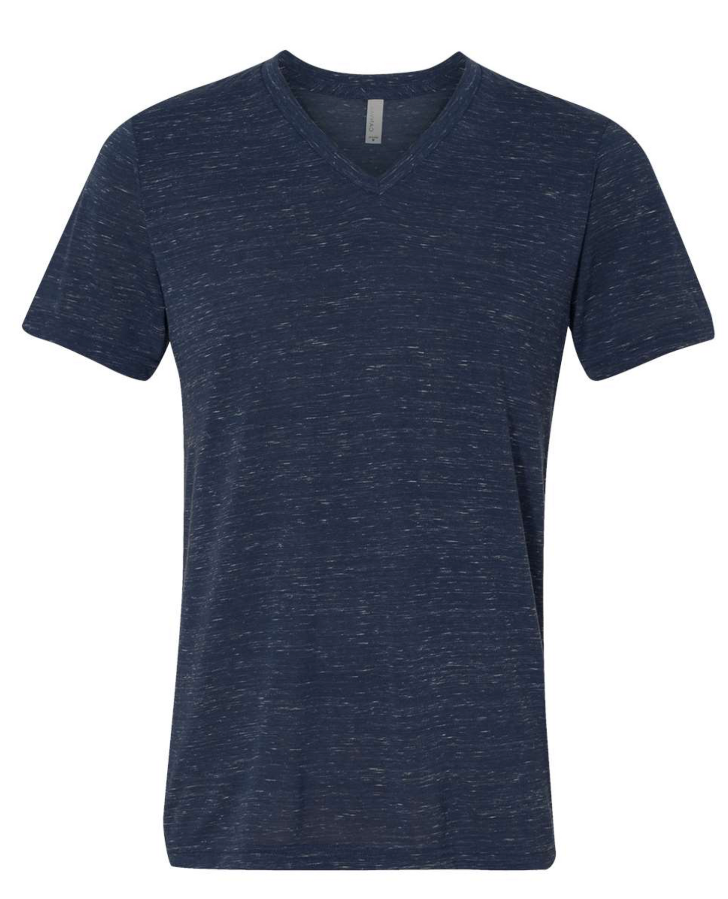Navy Marble V-Neck Bella Canvas blank unisex tee