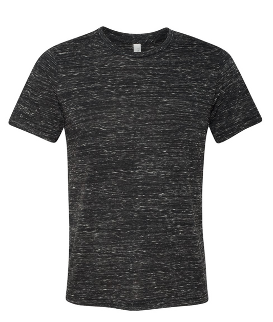 Black Marble Crew Neck Bella Canvas blank unisex tee