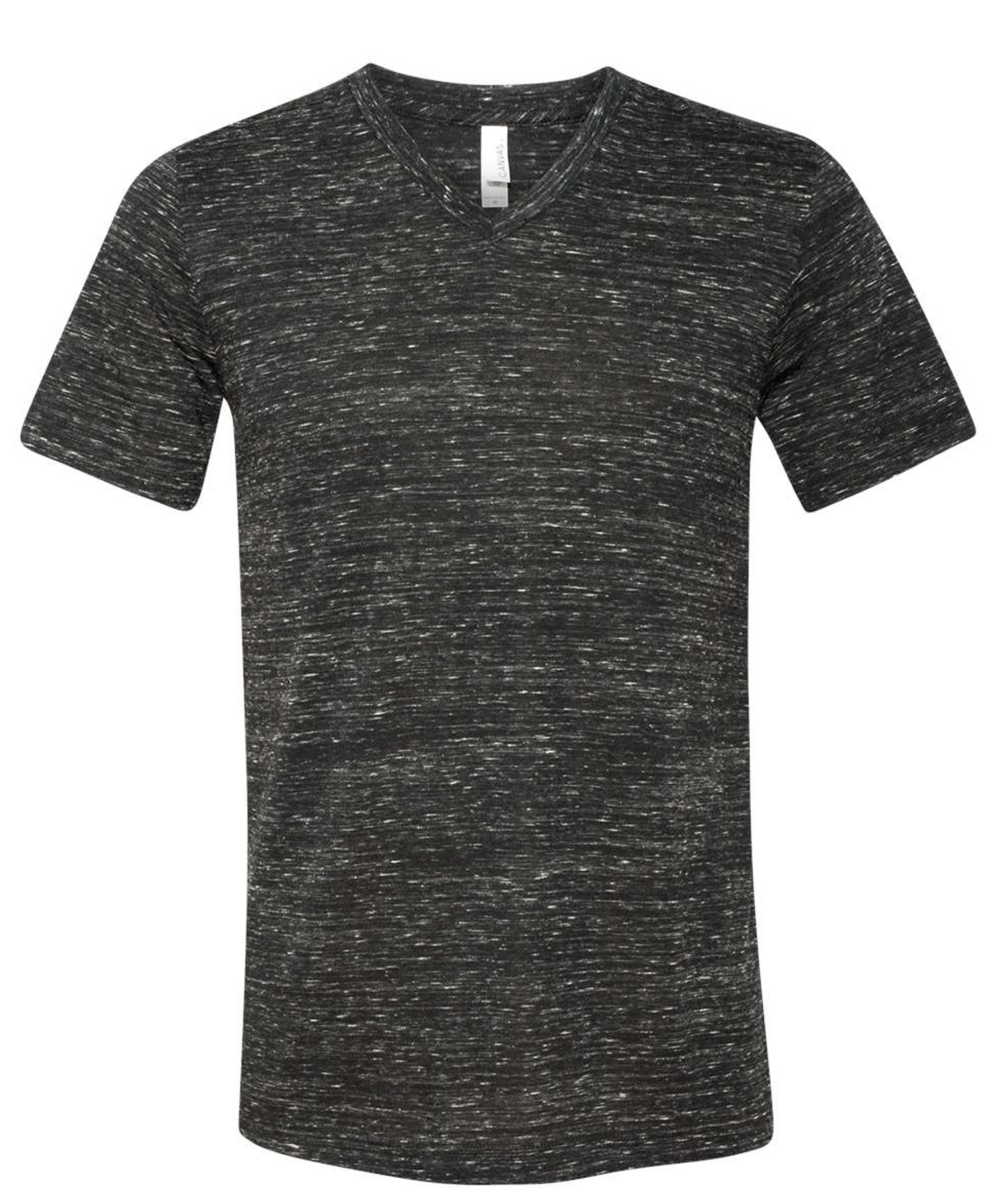 Black Marble V-Neck Bella Canvas blank unisex tee