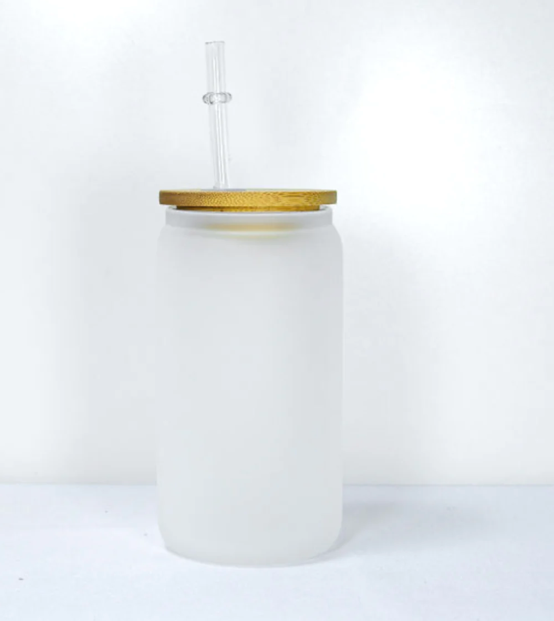 16 ounce sublimation frosted libbey can glass
